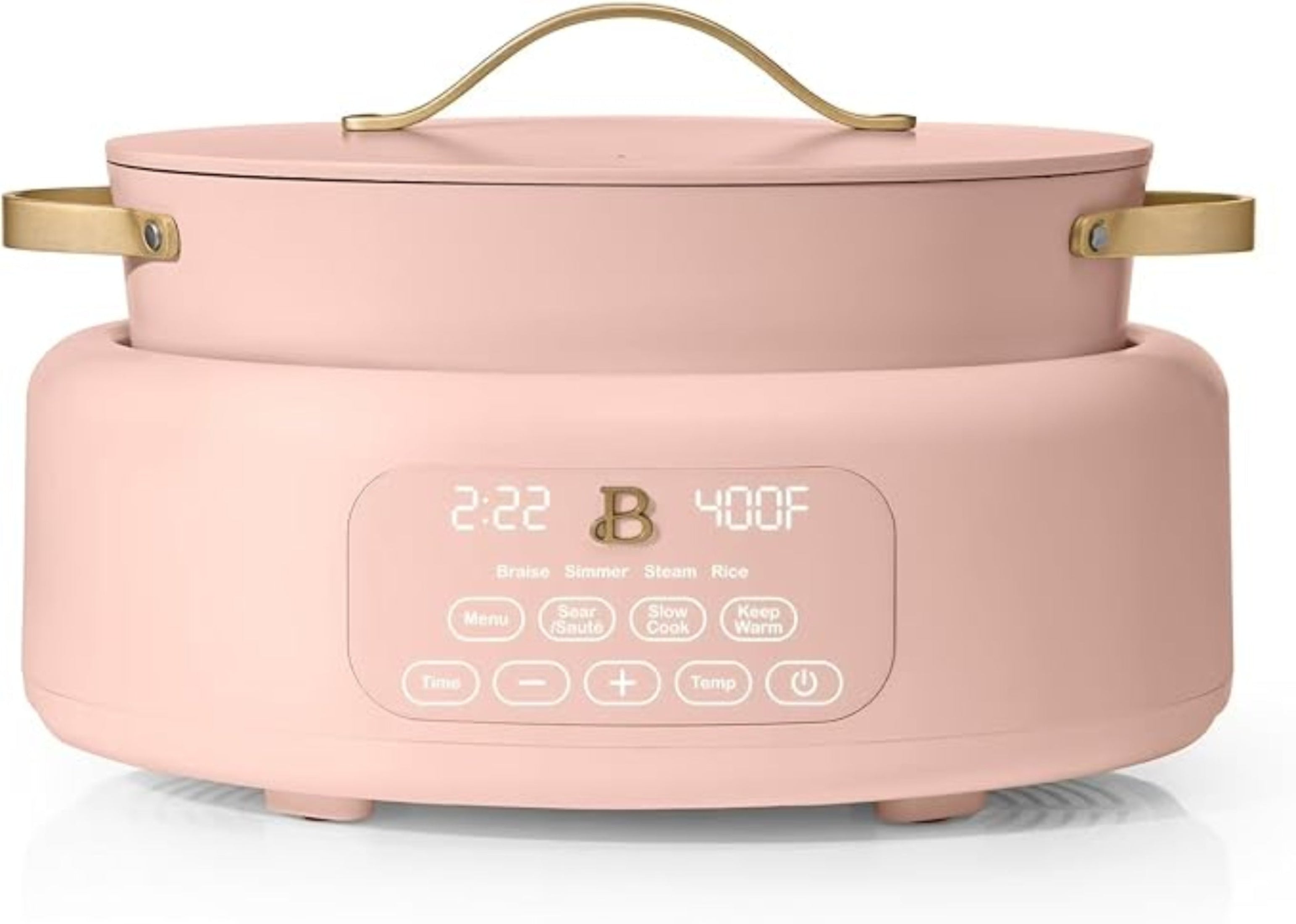 Beautiful 10-in-1 Electric MultiCooker 6 Quart - Programmable Slow Cooker