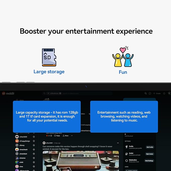 Tablet, 2025 Latest 11 inch Android 15 Tablet, 5G WiFi+Cellular
