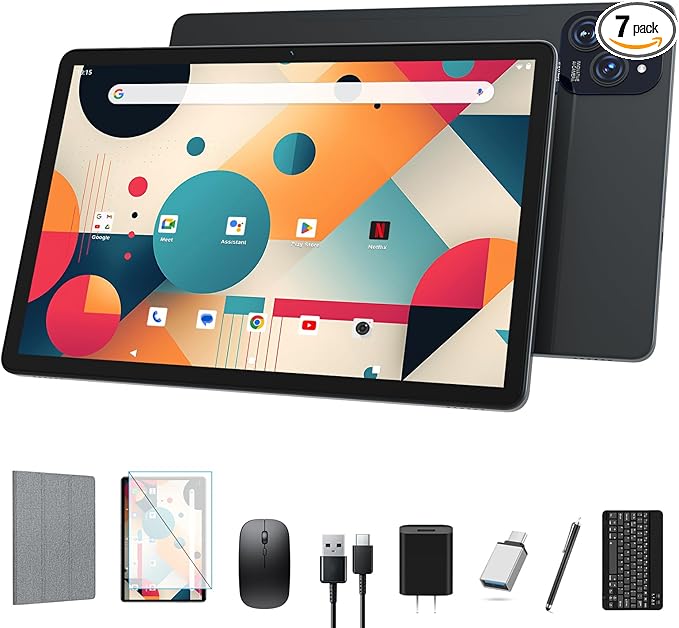 Tablet, 2025 Latest 11 inch Android 15 Tablet, 5G WiFi+Cellular