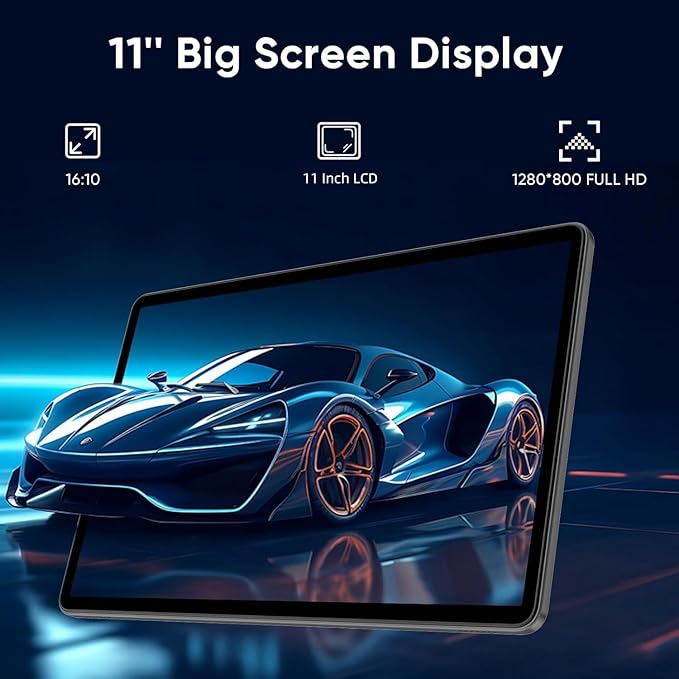 Android 15 Tablet,11 Inch Tablets with Octa Core Processor, 12GB RAM 128GB ROM 1TB Expand
