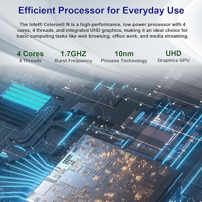 jumper 16 inch Laptop Computer, Convertible Laptop with Quad Core, 16GB DDR RAM 640GB Storage