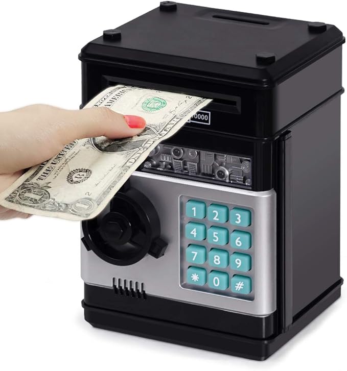 Money savings Piggy Bank Cash Coin Can ATM Bank Electronic Coin Money Bank